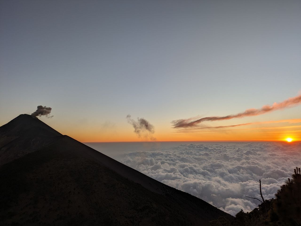 Acatenango volcano, Guatemala